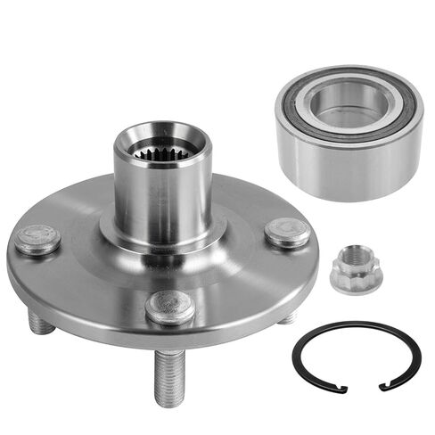 محور ديترويت - 4 قطع محامل العجلات الخلفية الأمامية ومجموعة المحاور لسيارة Toyota Echo 2000-2005، 2004-2006 Scion xA xB، 4 العروات مع ABS in Kuwait