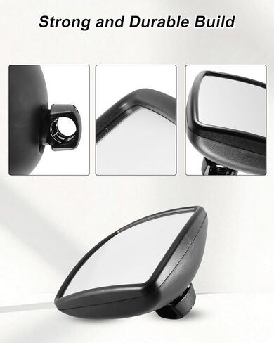 Upper Door Mirror Compatible with International Durastar Workstar Prostar Lonestar 2002–2023, Truck Main Rear View Mirror, Universal Left & Right, Wide Angle in Saudi Arabia