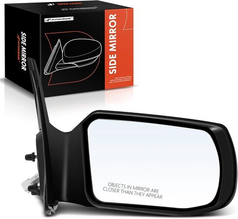 A-Premium Passenger Side Power Door Mirror - Compatible with Nissan Altima 2007-2012 - Non-Heated Non-Folding Black Outside Rear View Mirror - Replace# 96301-JA04A in Saudi Arabia