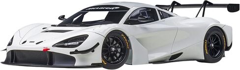 Auto Art Models ماكلارين 720S GT3 أبيض لامع 1/18 موديل سيارة من Autoart 81940 in Saudi Arabia