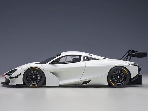 Auto Art Models ماكلارين 720S GT3 أبيض لامع 1/18 موديل سيارة من Autoart 81940 in Saudi Arabia