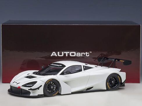 Auto Art Models ماكلارين 720S GT3 أبيض لامع 1/18 موديل سيارة من Autoart 81940 in Saudi Arabia