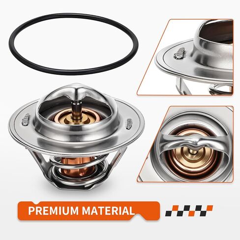 Thermostat W/O-Ring (O-Ring Only 53.5X2.6) For Kawasaki Versys Ninja Vulcan 800 900 1000 1200 1500 1700 2000 ZX750 ZX1000 ZR900 KLZ1000 KRF1000 1996-2024 49054-0004 49054-1067 in Saudi Arabia