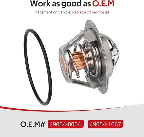 JAVIK Thermostat & O-Ring (O-Ring Only 53.5x2.6) For Kawasaki V-ersys Ninja V-ulcan 800 900 1000 1200 1500 1700 2000 ZX750 ZX1000 ZR900 KLZ1000 KRF1000 1996-2024 O.E.M# 49054-0004 49054-1067 in Saudi Arabia