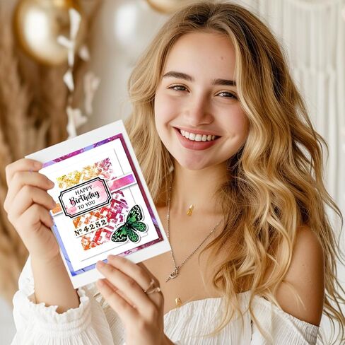 GLOBLELAND 2 Sheets Label Frame Clear Stamp for Scrapbooking 11.69x8.27inch Sewing Thread Silicone Stamps Tag Notes Ticket Transparent Stamp Set for Card Making DIY Embossing Journaling in Saudi Arabia