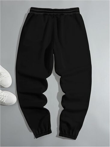 Men's Jogger Sweatpants Letter Graphic Drawstring Waist Casual Gym Workout Athletic Jogger Pants in Kuwait