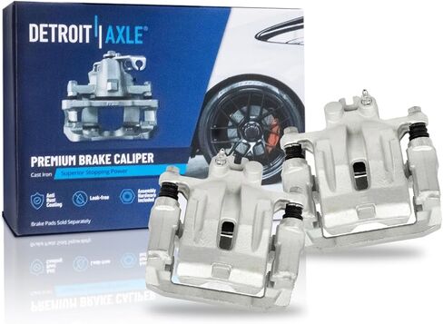 Detroit Axle - Pair Rear Brake Calipers for 2007-2015 Mazda CX-9, 2008 2009 2010 2011 2012 2013 2014 Brake Calipers with Bracket Replacement in Saudi Arabia