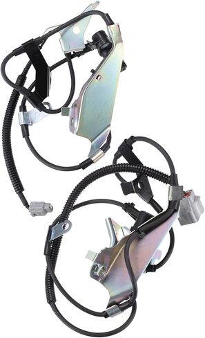 مستشعر ABS أمامي يسار يمين، مستشعر سرعة العجلة، لسيارة لكزس LX470 1998-2007، معدن، رقم 8954260040/8954360040، أسود، قطعتان بديلتان in Saudi Arabia