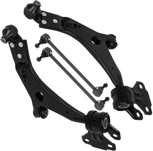 مجموعة تعليق SCITOO 4 قطع تناسب 2012-2018 لسيارة Ford Focus 2014-2020 لسيارة Ford Transit Connect - ذراع التحكم السفلي ومفصل كروي، رابط نهاية شريط Sway in Saudi Arabia