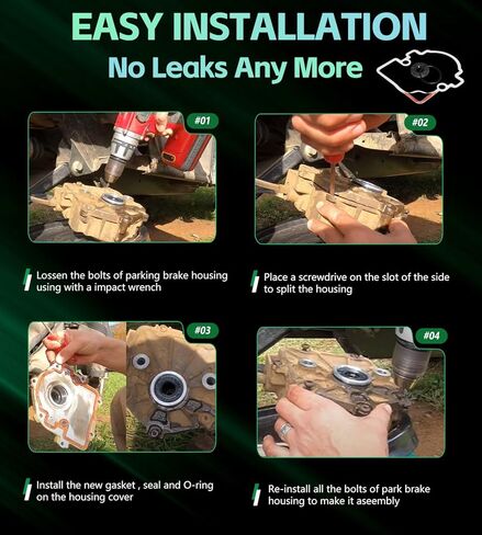 for John Deere Breke Seal Kit, AM140806 Wet Park Brake Seal Kit fits John Deere Gator XUV 625i 825i 855D 835M 865R Utility Vehicles, AM140806 Parking Brake Seal Kit in Saudi Arabia