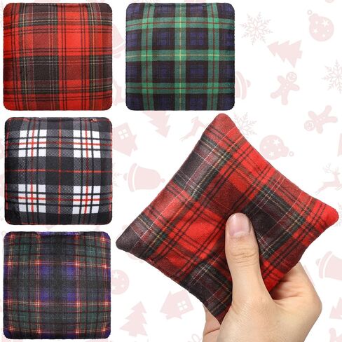 4 Pcs Microwave Hand Warmers Reusable Flannel Hand Warmers with Rice Microwavable Hand Warmers Cold Heating Pack Rice Therapy Bag for Colleagues Stocking Stuffer in Saudi Arabia