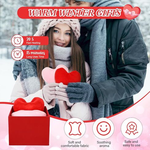 4 Pcs Microwave Hand Warmers Reusable Flannel Hand Warmers with Rice Microwavable Hand Warmers Cold Heating Pack Rice Therapy Bag for Colleagues Stocking Stuffer in Saudi Arabia