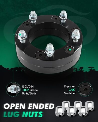SCITOO 4 قطع محولات العجلات 2 بوصة 6x5.5 إلى 5x5.5 تتحمل 108 مم ترصيع 14x1.5 6 محولات فواصل عجلة العروة مناسبة لسيارة شيفروليه تاهو لسيارة شيفروليه أفالانش لسيارة شيفروليه بليزر لسيارة شيفروليه in Saudi Arabia