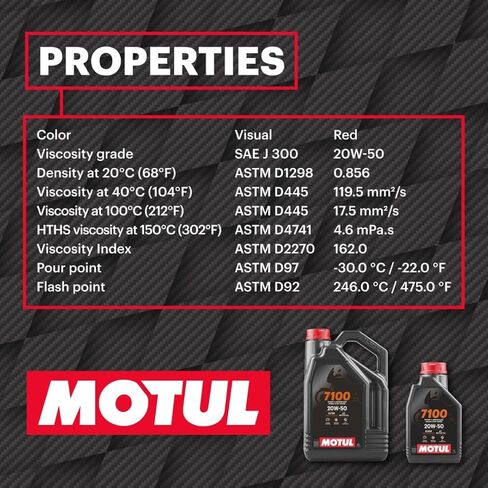 زيت موتول 7100 4T 10W-40 صناعي 1 لتر (104091) in Saudi Arabia