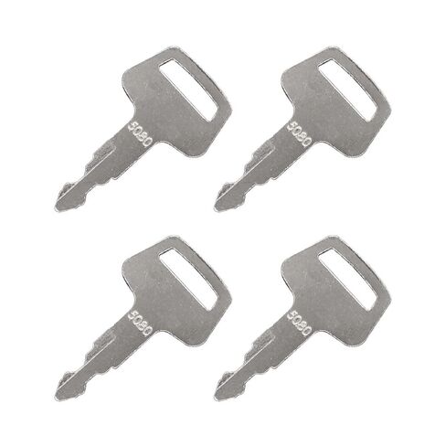 4PCS Ignition Switch Keys 069027029 5080 Compatible with IHI Mini-Excavator Skid Steer Track Loader Marooka Chieftain in Saudi Arabia