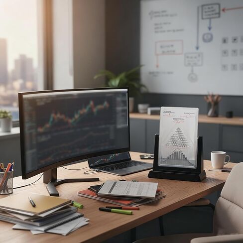 لوحة غالتون مقاس 12 بوصة – أداة توضيحية للاحتمالات، أداة تعليمية لإحصائيات التوزيع الطبيعي لتعليم العلوم in Saudi Arabia
