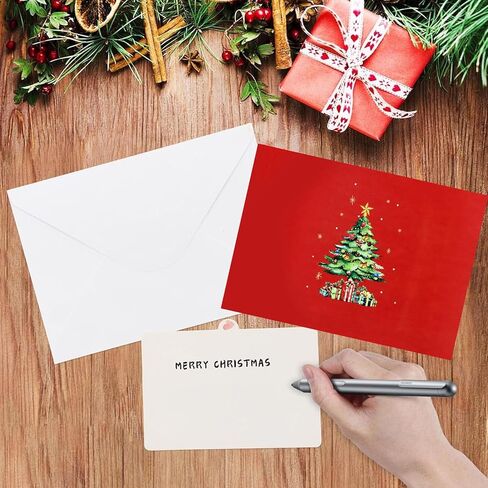 Funny Pop Up 3D Christmas Tree Card with Envelope for Kids, Women & Men - Merry Christmas & Birthday Greeting Cards in Saudi Arabia