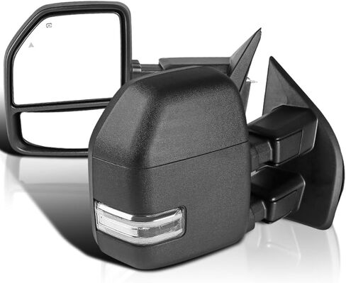 Spec-D Tuning Power Heated Sequential LED Signal Towing Mirrors Compatible with 2017-2019 Ford F-250, F-350 Super Duty, Left + Right Pair Left + Right Pair in Saudi Arabia