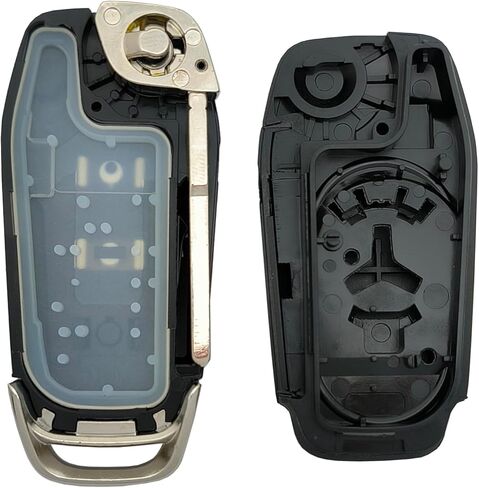 غطاء غطاء مفتاح Fob Shell يناسب Ford F-150 F-250 F-350 2015 2016 2017 2018 2019 2020 2022 Explorer F-350 F-450 Ranger Ecosport Bronco غطاء التحكم عن بعد للسيارة N5F-A08TAA (3 أزرار A) in Kuwait