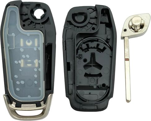 غطاء غطاء مفتاح Fob Shell يناسب Ford F-150 F-250 F-350 2015 2016 2017 2018 2019 2020 2022 Explorer F-350 F-450 Ranger Ecosport Bronco غطاء التحكم عن بعد للسيارة N5F-A08TAA (3 أزرار A) in Kuwait