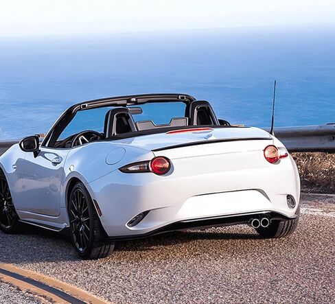 الجذع الخلفي سبويلر الشفاه الجناح لمازدا MX-5 مياتا ND 2016-2025 نمط الكربون الأسود اللامع in Kuwait
