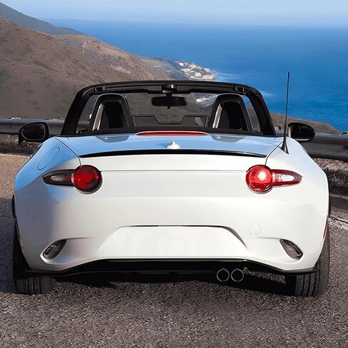 الجذع الخلفي سبويلر الشفاه الجناح لمازدا MX-5 مياتا ND 2016-2025 نمط الكربون الأسود اللامع in Kuwait