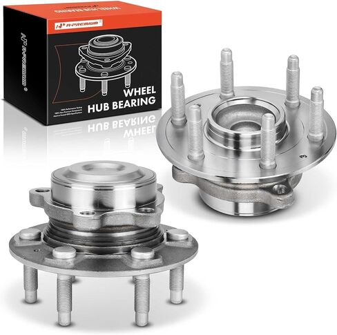 A-Premium 2 x Front Wheel Bearing and Hub Assembly with 6-Lug Compatible with Chevy & GMC & Cadillac - 2019 2020 2021 2022 - Silverado 1500, Sierra 1500, Suburban, Escalade ESV in Saudi Arabia
