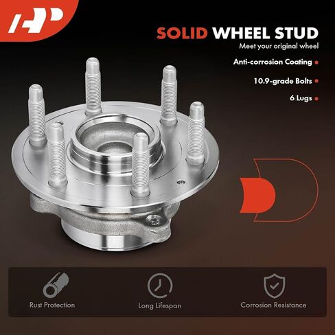 A-Premium 2 x Front Wheel Bearing and Hub Assembly with 6-Lug Compatible with Chevy & GMC & Cadillac - 2019 2020 2021 2022 - Silverado 1500, Sierra 1500, Suburban, Escalade ESV in Saudi Arabia