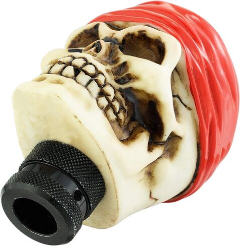Arenbel Skull Racing Speed Shift Knob Skeleton Pirate Style Gear Shifter Stick Lever Handle Replacement Fit Most Manual Automatic Cars in Saudi Arabia