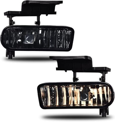 PIT66 Fog Lights, Compatible with Chevy Silverado 1500 2500 1999-2002 /Fit Silverado 1500HD 2500HD 3500 2001-2002 /Fit Tahoe Suburban 1500 2500 2000-2006 Fog Light Assembly Driver & Passenger Side in Saudi Arabia