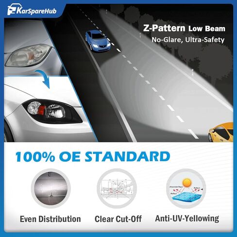 Headlights for 2005-2010 Chevy Chevrolet Cobalt/2005-2006 Pontiac Pursuit/2007-2009 Pontiac G5(Bulbs included), Chrome in Saudi Arabia