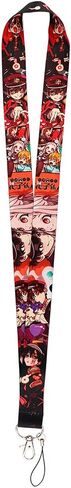 Pinstant Toilet Bound Hanako Kun Jibaku Shonen Manga Anime 17.7" Neck Lanyard Keychain Holder ID Badge Mobile Phone Pin Strap in Saudi Arabia
