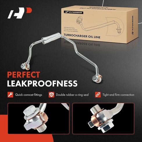 A-Premium Turbocharger Coolant Line Compatible with Buick Verano 2013-2016, Regal 2011-2013, 2.0L, Return in Saudi Arabia