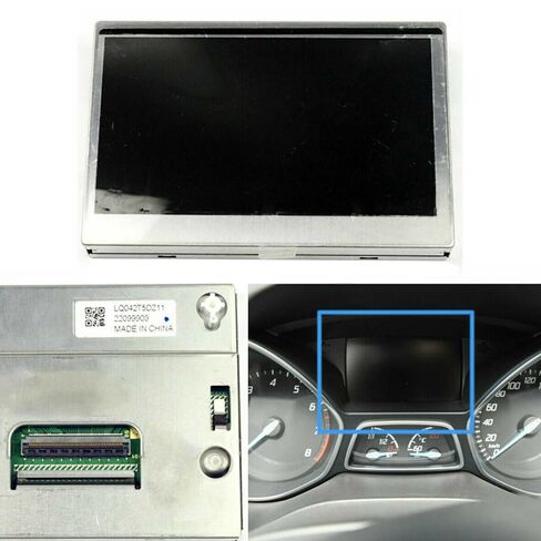 LCD Display Color Screen 4.2" Compatible with Ford Escape 2014-2016 Focus 2013-2016 150 MPH Speedometer Instrument, Replace LQ042T5DZ11 in Saudi Arabia