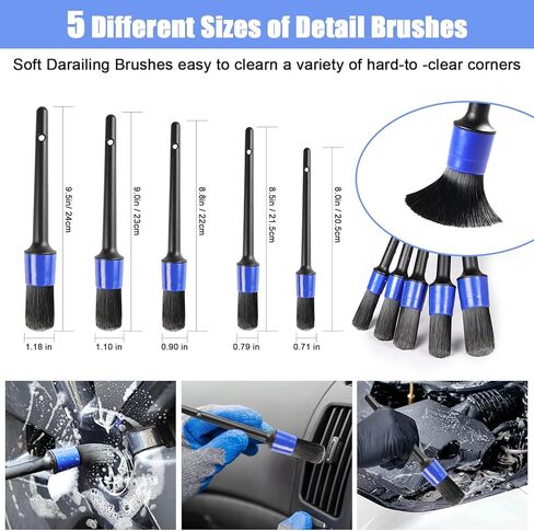 طقم ممسحة فرشاة غسيل السيارة مقاس 56.7 بوصة من Anngrowy، إسفنجة ميت مع مقبض طويل، مجموعة لوازم تنظيف السيارة، أدوات غسيل السيارات، منفضة خارجية خالية من الخدوش، عمود تمديد رأس بديل من الشنيل in Kuwait