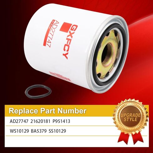 استبدال فلتر مجفف الهواء AD27747 لـ 21620181 P951413 WS10129 BA5379 SS10129 متوافق مع D13 DD5 DD13 DD15 DD16 محرك الديزل ديترويت كاتربيلر C9 C15 C16 Ford FHT6 ISX ISL8.9 in Saudi Arabia