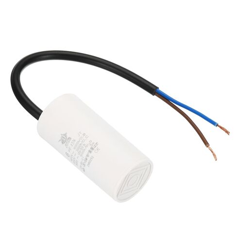 YOKIVE 18uF CBB60 Capacitor with 2 Wires, AC 450V(White, 73x40mm) in Saudi Arabia