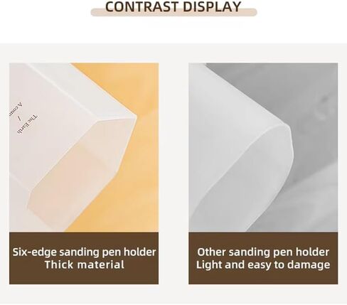 Hexagonal Pencil Holder, Creative Fashion Cute Desktop Storage Box Perfect for Office School Classroom and Home Desktop (White) in Saudi Arabia
