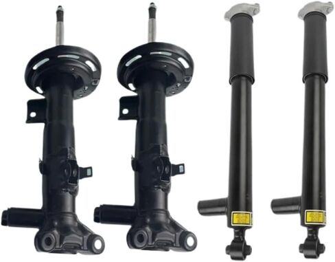 Full Set Front Rear Shock Struts Compatible For Mercedes Benz W218 W212 CLS63 E63 A 2183231900 A 2183232000 A2183231900 A2183232700 in Saudi Arabia