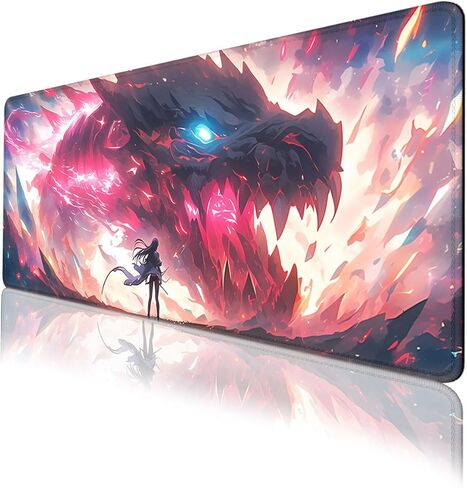 Western Cowboy Gaming Mouse Pad Tropical Cactus Desert Riding Horse Mousepad Extended Large Laptop Keyboard Non-Slip Rubber Base with Stitched Edges for Home 31.5x11.8 in in Saudi Arabia