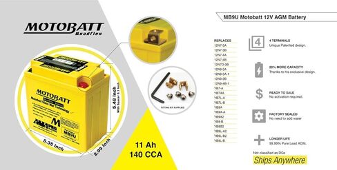 MotoBatt MB9U in Saudi Arabia