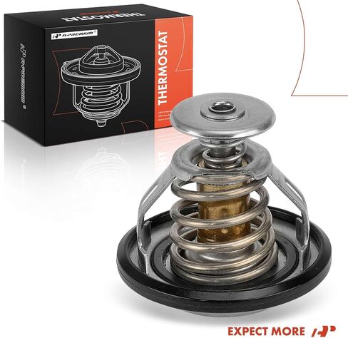 A-Premium Engine Coolant Thermostat with Seal Compatible with Toyota, Ford, Mitsubishi, Lexus, Scion, Pontiac, Dodge & Eagle Models - Camry, RAV4, Taurus, Outlander, ES250, tC, Vibe, Colt, Summit in Saudi Arabia