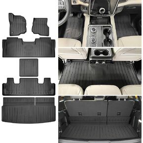 Cargo Mat Floor Mat Fit for CRV 2017-2022 Fuel Model Floor Liner Cargo Backseat Protector for Honda CRV Accessories(Cargo+Floor+Seatback Mat, 17-22CRV(Not for Hybrid or Touring)) in Saudi Arabia