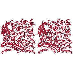 Desert Cactus Washington State University WSU Cougars Cougs Stickers Vinyl Decals Laptop Water Bottle Car Scrapbook T1 (Type 1-1) in Kuwait