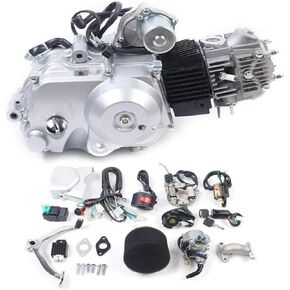 125cc Engine 4 Stroke Semi-Auto ATV Engine with Reverse and 3 Forward, 125CC Engine Motor Electric Start for Go Kart Dirt Bike ATV Pit Bike Buggy in Saudi Arabia