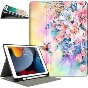 New iPad 9.7 inch 2018/2017 Case, Vimorco Premium Leather Case, Protective hard shell Cover for Apple iPad Air 1/2 ipad 6th Generation 5th Generation with Auto Wake/Sleep in Kuwait