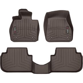 Weathertech Custom Fit FloorLiners for BMW 228i, M235i, 228-1st & 2nd Row (441601-1-2), Black in Saudi Arabia
