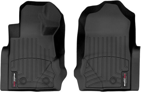 سجادات أرضية WeatherTech Custom Fit FloorLiner لسيارة Ford Bronco (4417021V) - الصف الأول (السائق والراكب)، أسود in Saudi Arabia