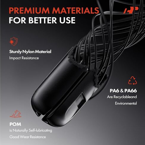 50 قطعة من A-Premium للنافذة المعدنية التي تكشف عن قالب تثبيت السيارة ومشابك دبوس الدفع المتوافقة مع Ford Mustang Custom Custom 500 Elite Fairlane Falcon Galaxie 500 Gran Torino LTD LTD II Maverick in Kuwait