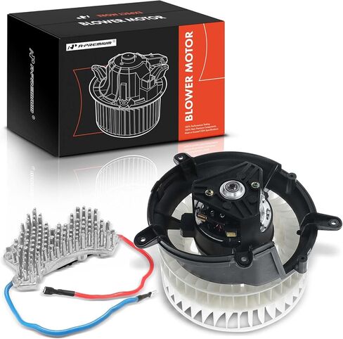 A-Premium HVAC Heater Blower Motor and Resistor Assembly Compatible with Mercedes-Benz Vehicles - C220, C230, C280, C36 AMG, C43 AMG, SLK230, SLK32 AMG, SLK320, CLK320, CLK430, CLK55 AMG - Front Side in Saudi Arabia